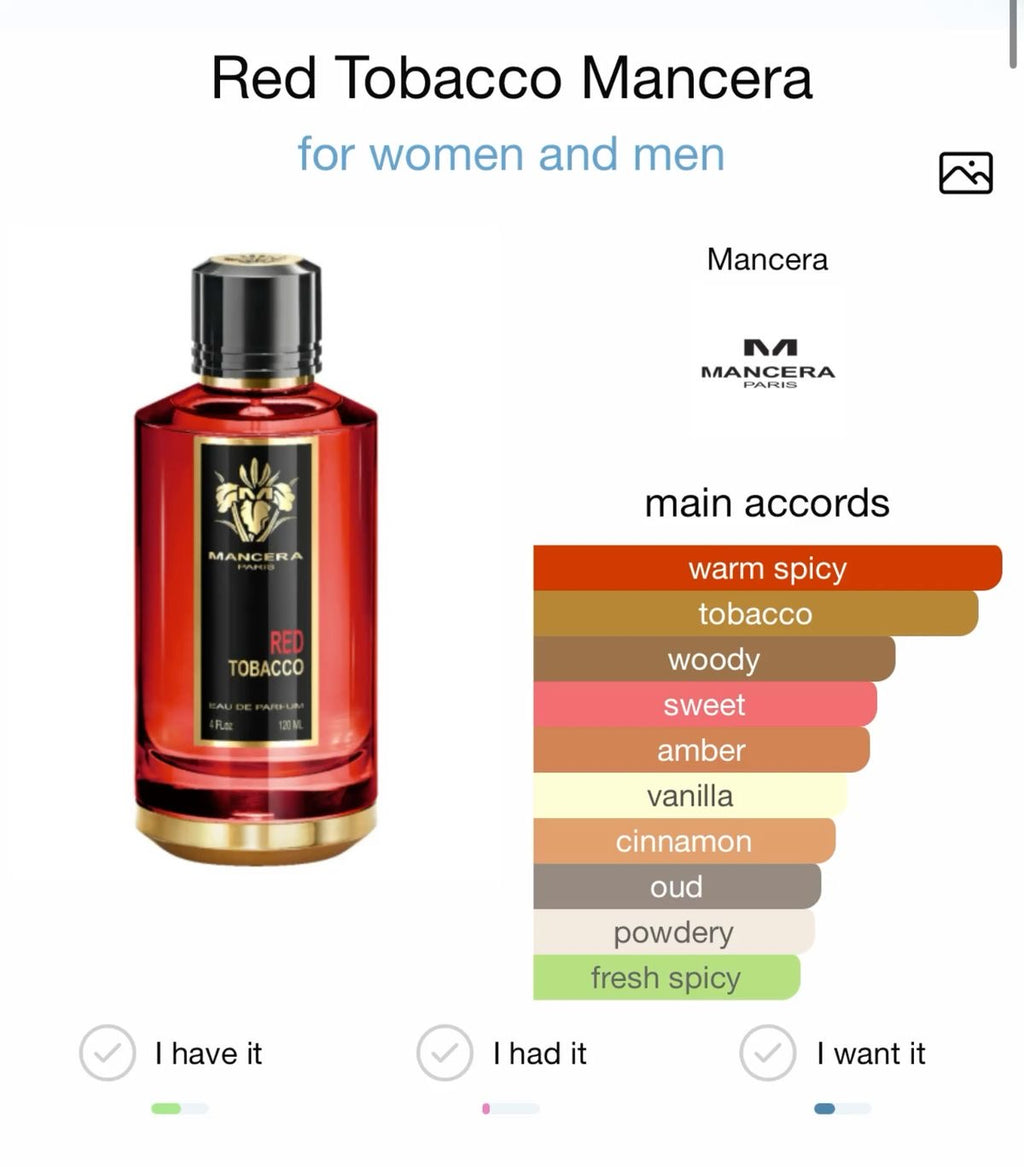 Mancera Red Tobacco