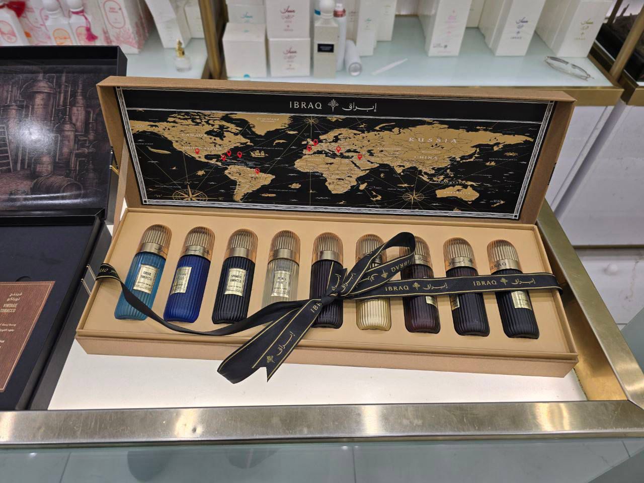 Ibraheem Al Qurashi Tobacco Collection Perfume Box ( 9 pieces)