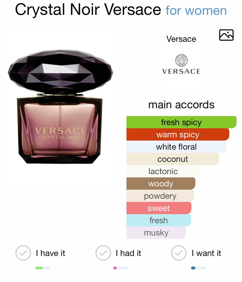 Versace crystal noir