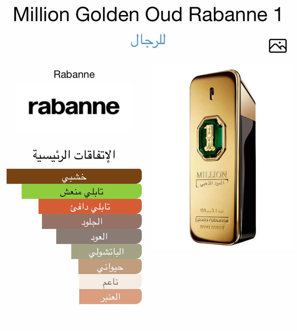 1 Million Golden Oud Rabanne