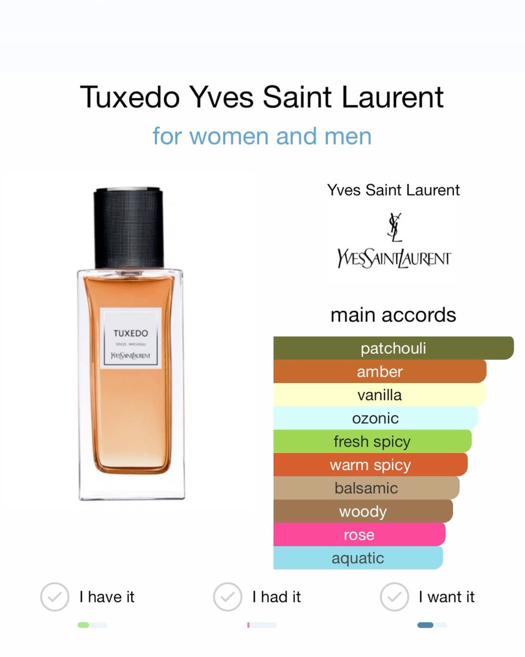 Yves Saint Laurent Tuxedo