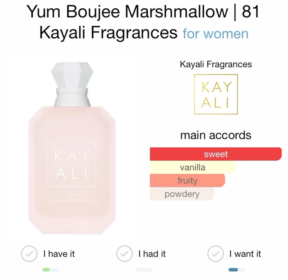 Yum Boujee Marshmallow Kayali 81