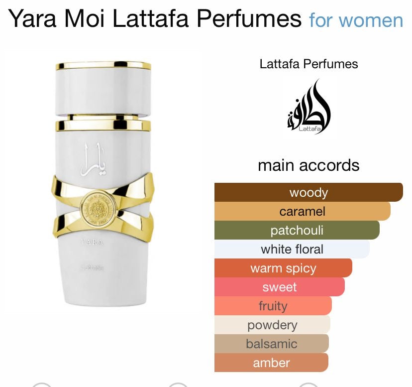 عطر يارا موي للنسا الطافة